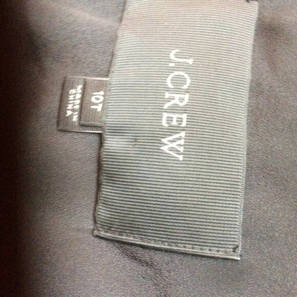 J. Crew black lace dress, like new, size 10 Tall - Picture 4 of 4